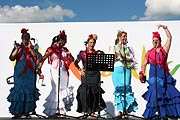 Flamenco vor dem Olympiaturm (Foto: Martin Schmitz)